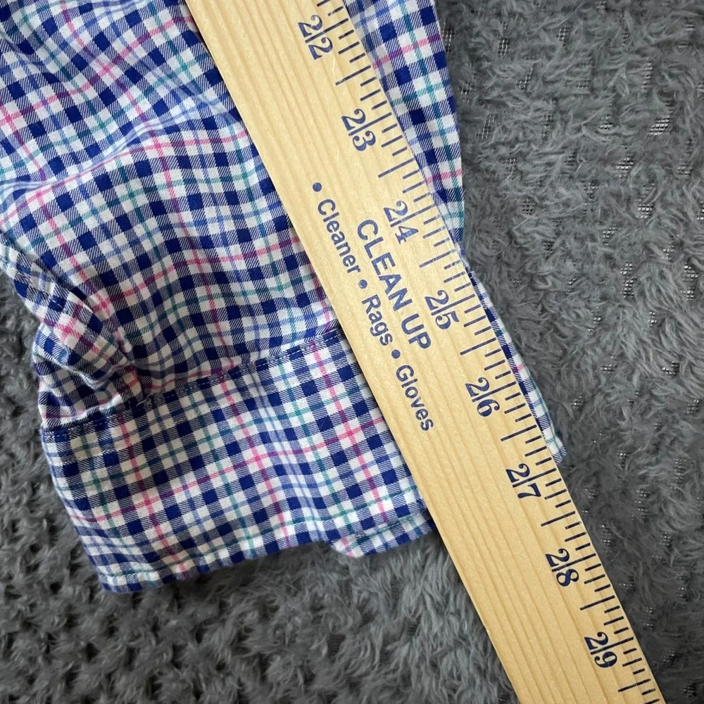 Polo Ralph Lauren Mens Button Down Shirt 2XLT Tall Long Sleeve Blue Pink Preppy